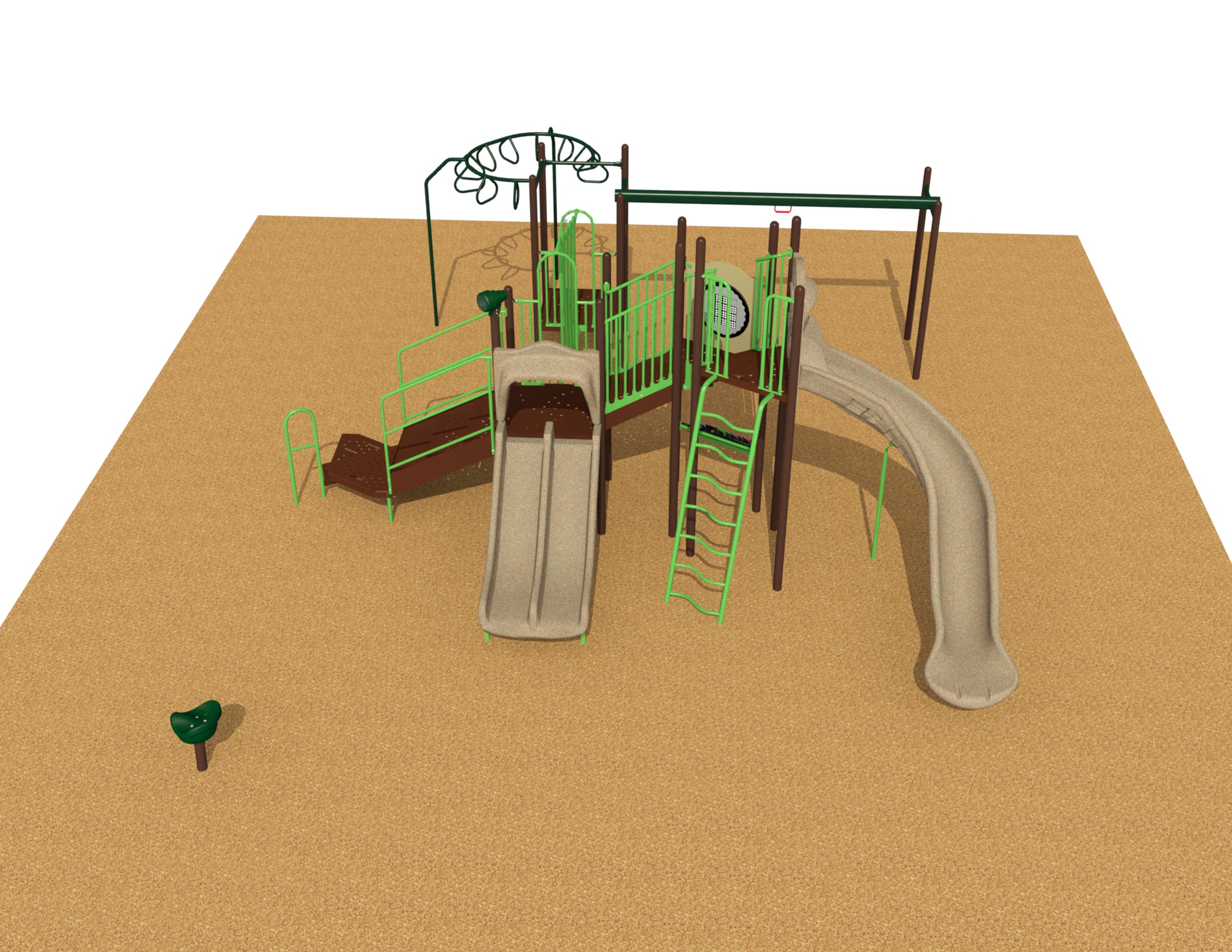 Lloyd Hawn Play Structure Rendering