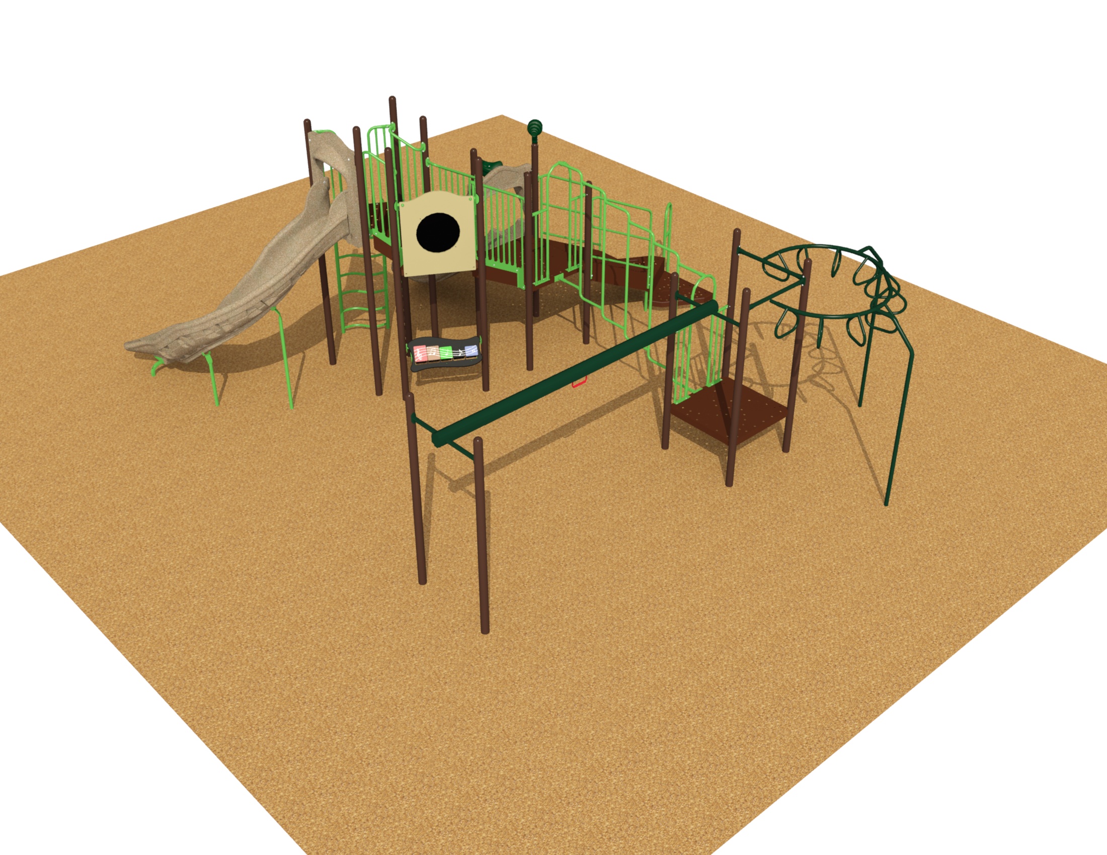 Lloyd Hawn Play Structure Rendering